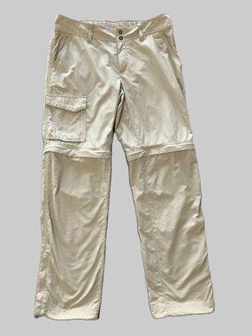 Columbia Women Convertible Hiking Cargo Pants Size 8 Short Gorpcore Campcore